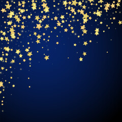 Magic stars vector overlay.  Gold stars scattered