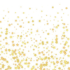 Magic stars vector overlay.  Gold stars scattered