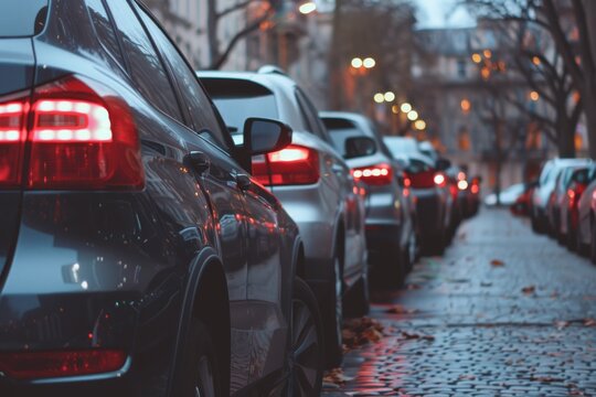 Outdoor car lot, sale, rental services. Insurance-backed. Auto parking, dealership, agent. Automotive industry hub.. Beautiful simple AI generated image in 4K, unique.