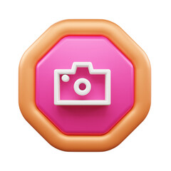User Interface 3d icon illustration