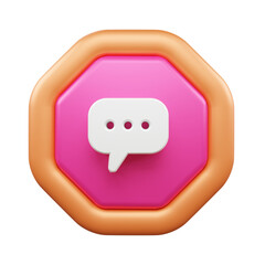 User Interface 3d icon illustration