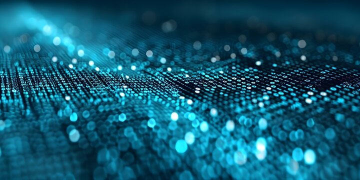 Techy DNAthemed wallpaper featuring blockchain NFTs and data stream elements. Concept Tech Backgrounds, DNA Illustrations, Blockchain NFTs, Data Stream Elements, Wallpaper Design - Powered by Adobe