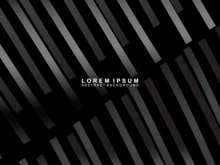 Abstract futuristic dark black background with wave design. Realistic 3d wallpaper with luxurious flowing lines. Perfect background for posters, websites, brochures, banners, applications, etc.