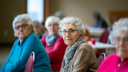 '' bingo night fundraiser with participants of all ages and a supportive community vibe 