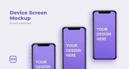 Screen phone mockup