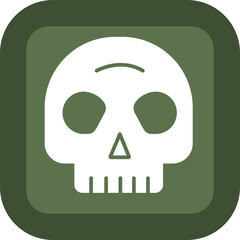 Horror Glyph Green Box Icon