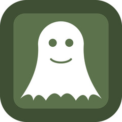 Ghost Glyph Green Box Icon