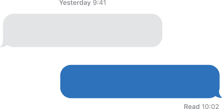 Message bubbles chat vector. Vector template of message bubbles chat boxes icons. Set message icons, dialogue. Social network chatting window – vector