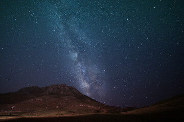 night sky with stars