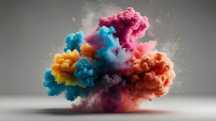 Obraz premium background with bubbles, ai generated