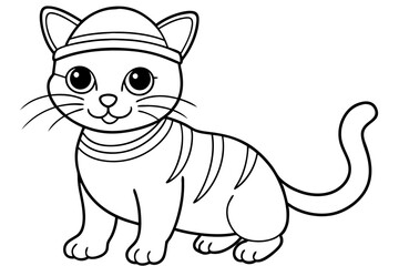 Fototapeta premium cartoon cat