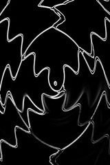 a abstract colorful background with curve and waves