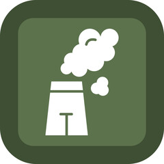 Smoke Glyph Green Box Icon