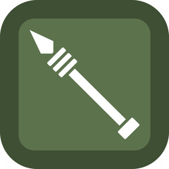 Lance Glyph Green Box Icon