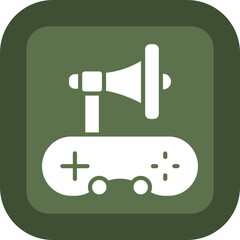 Marketing Glyph Green Box Icon