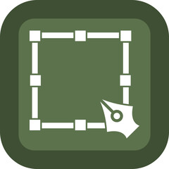 Tect Editor Glyph Green Box Icon