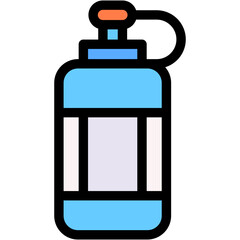Bottle, drink, water, travel, sport Icon