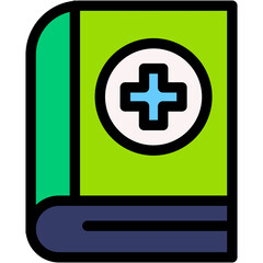 Obraz premium education, hospital, book, doctor, care Icon