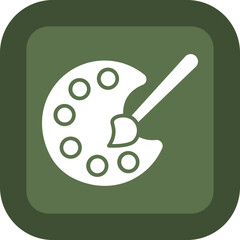Color Glyph Green Box Icon