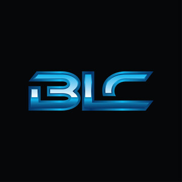 Letter BLC Modern Geometric Technology Business Creative Design Logo