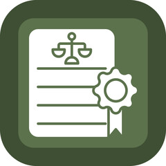 Patent Glyph Green Box Icon