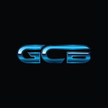 Modern Geometric Initial GCB Abstract Creative Business Design Logo