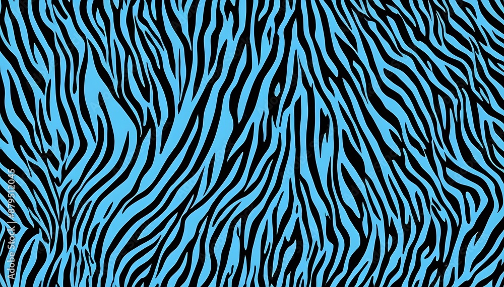 Wall mural trendy zebra skin pattern background vector. animal fur, vector background for fabric design, wrappi