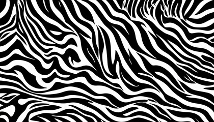 Trendy zebra skin pattern background vector. Animal fur, vector background for Fabric design, wrapping paper, textile, and wallpaper