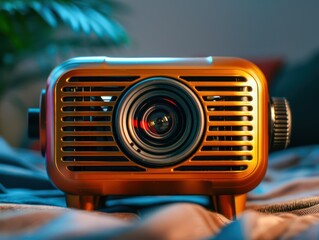 Classic Projector with Bold Illumination and Striking Light for Cinematic Glow Retro Design Meets Modern Technology