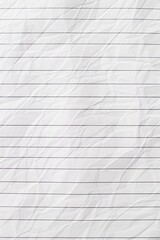 Textured crumpled line paper background with blank pages