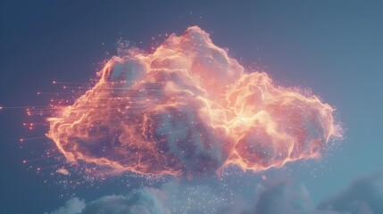 Fototapeta premium Dramatic Fiery Explosion of Blazing Flames,Scorching Energy Burst and Intense Incandescent Spark