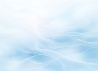 柔らかな曲線と波の抽象的な水色の背景