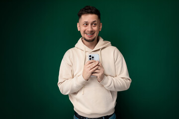Man Taking a Selfie With Cell Phone