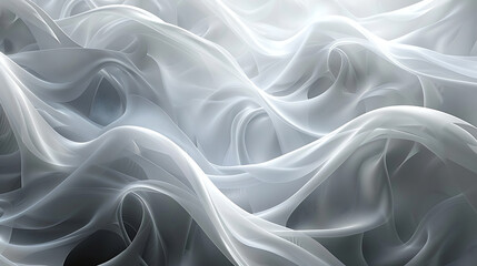 Obraz premium Serene Flow: Abstract Waves of Serenity