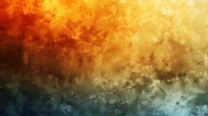 Fototapeta premium Fiery Horizon: Abstract Waves of Warmth
