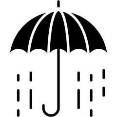 Protection, rain, safety, umbrella, spring Icon