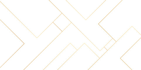 Modern minimal golden square shape background with stoke. abstract futuristic architecture concept with digital geometric gold line for wallpaper, presentation background design, vector illustration..