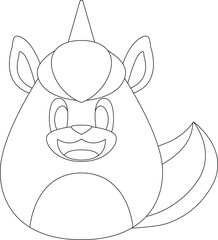 Unicorn Easter Easter egg Animal Vector Graphic Art Illustration