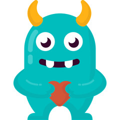 Cute Monster Illustration