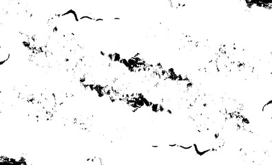 Uneven black and white texture vector. Distressed overlay texture. Grunge background. Abstract textured effect. Vector Illustration. Black isolated on white background. EPS10.