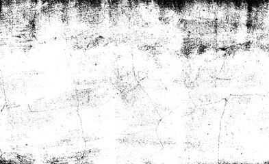 Scratched and Cracked Grunge Urban Background Texture Vector. Dust Overlay Distress Grainy Grungy Effect. Distressed Backdrop Vector Illustration. Isolated Black on White Background. EPS 10.