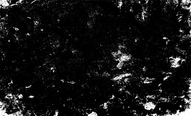 Dark grunge urban texture vector. Distressed overlay texture. Grunge background. Abstract obvious dark worn textured effect. Vector Illustration. Black isolated on white. EPS10.