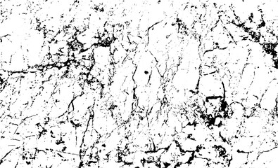 Scratched and Cracked Grunge Urban Background Texture Vector. Dust Overlay Distress Grainy Grungy Effect. Distressed Backdrop Vector Illustration. Isolated Black on White Background. EPS 10.
