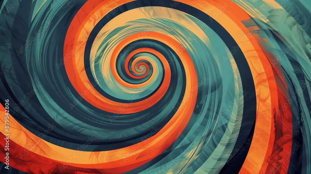 Poster swirl patterns in graphic design add elegance and movement, creating a distinctive and engaging aest