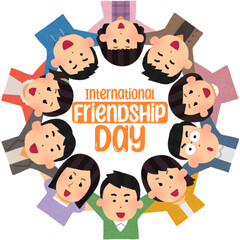 Friendship Day illustration 