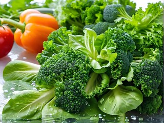 broccoli and cauliflower