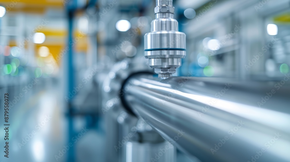 Poster automated factories featuring sleek designs with robotic systems
