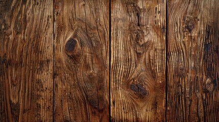 Detailed view of aged oak wood, showcasing its rich texture and wood grain, suitable for text overlays.