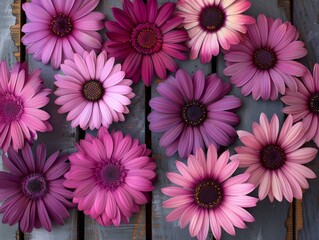 Fototapeta premium Pink Geraniums in Bloom