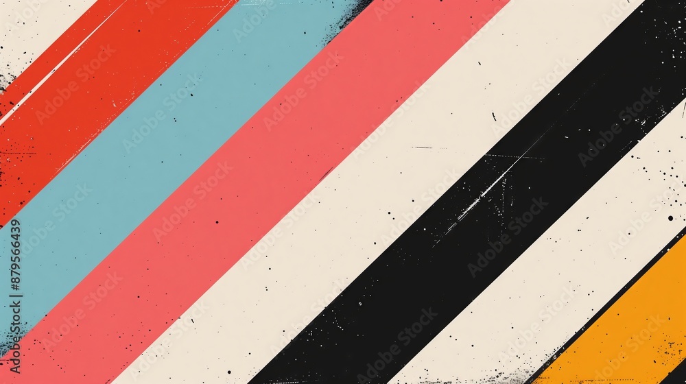 Poster stripe patterns, used in graphic design, add a distinctive and visually appealing element to project